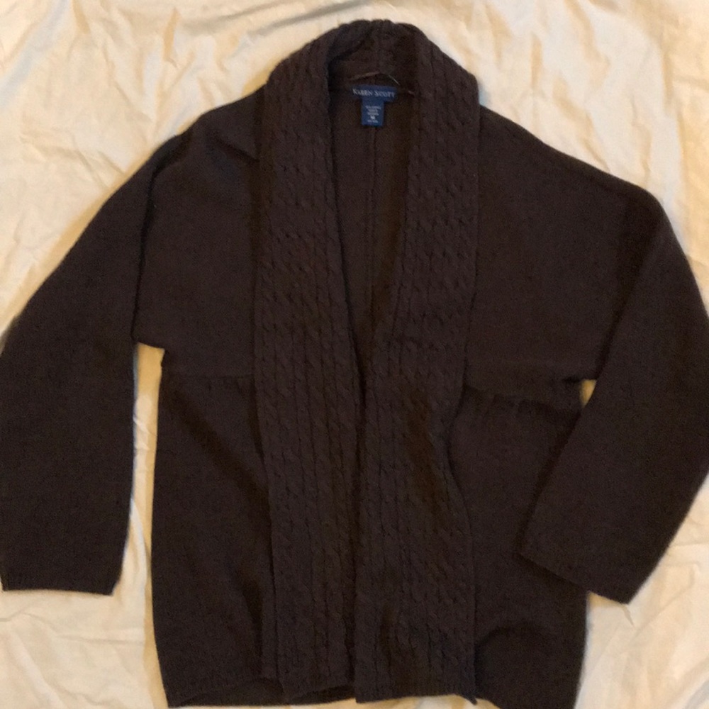 Brown knit sweater